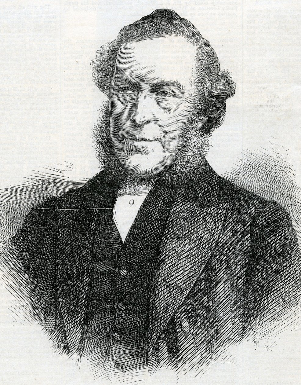 Pastor John Bedford, president for Wesleyan Methodist Conference, 1867 av English School