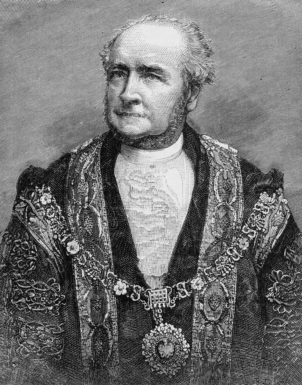 Høyre Hon. Alderman G. S. Nottage, den nye Lord Mayor of London, illustrasjon fra 