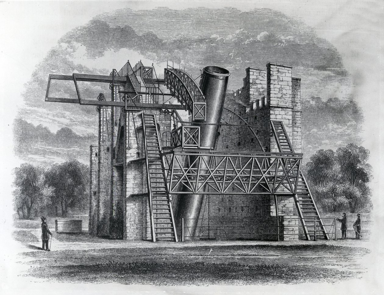 Rosse-teleskopet, 1845 av English School