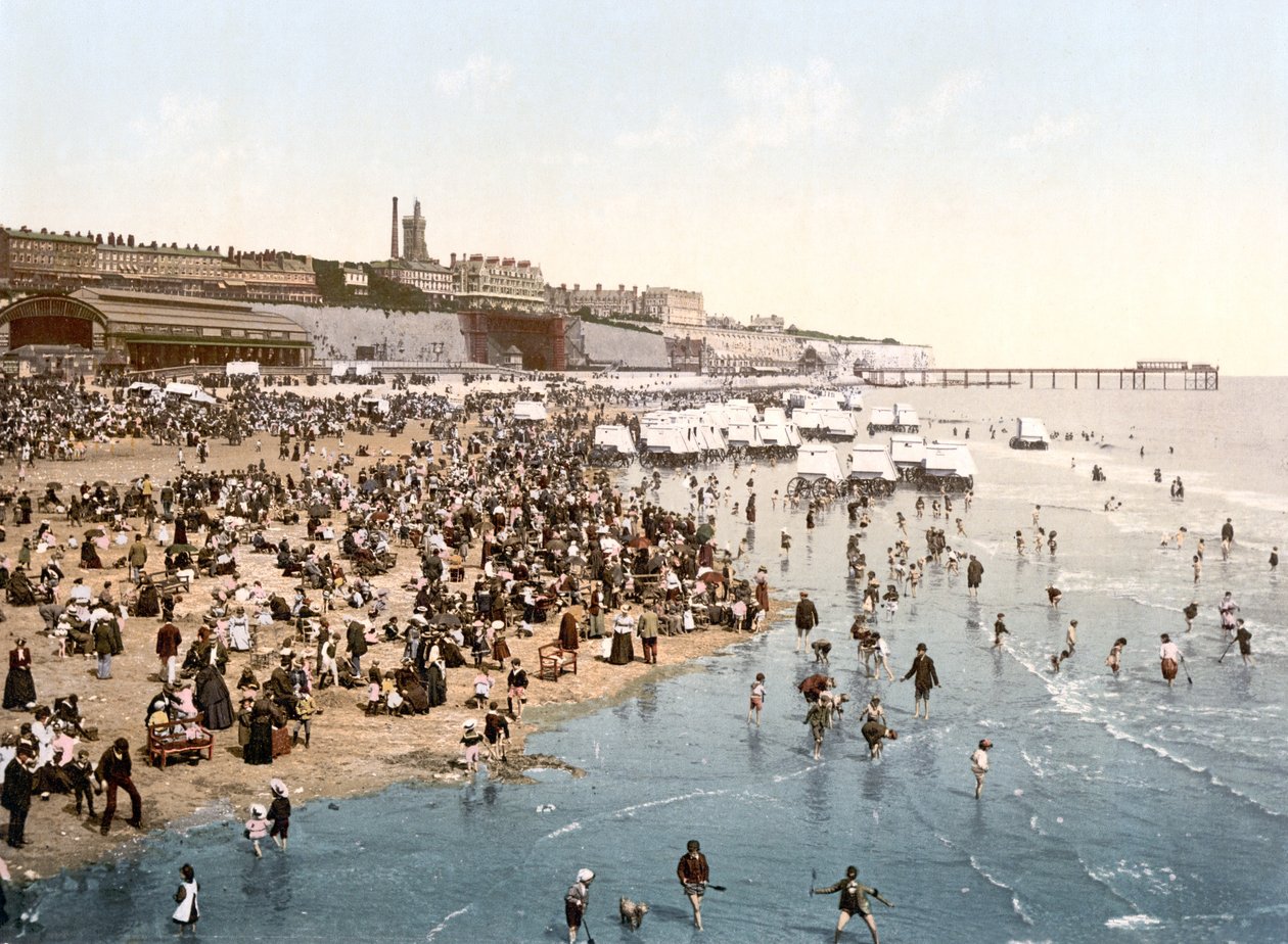 The Sands, Ramsgate (håndfarget bilde) av English School