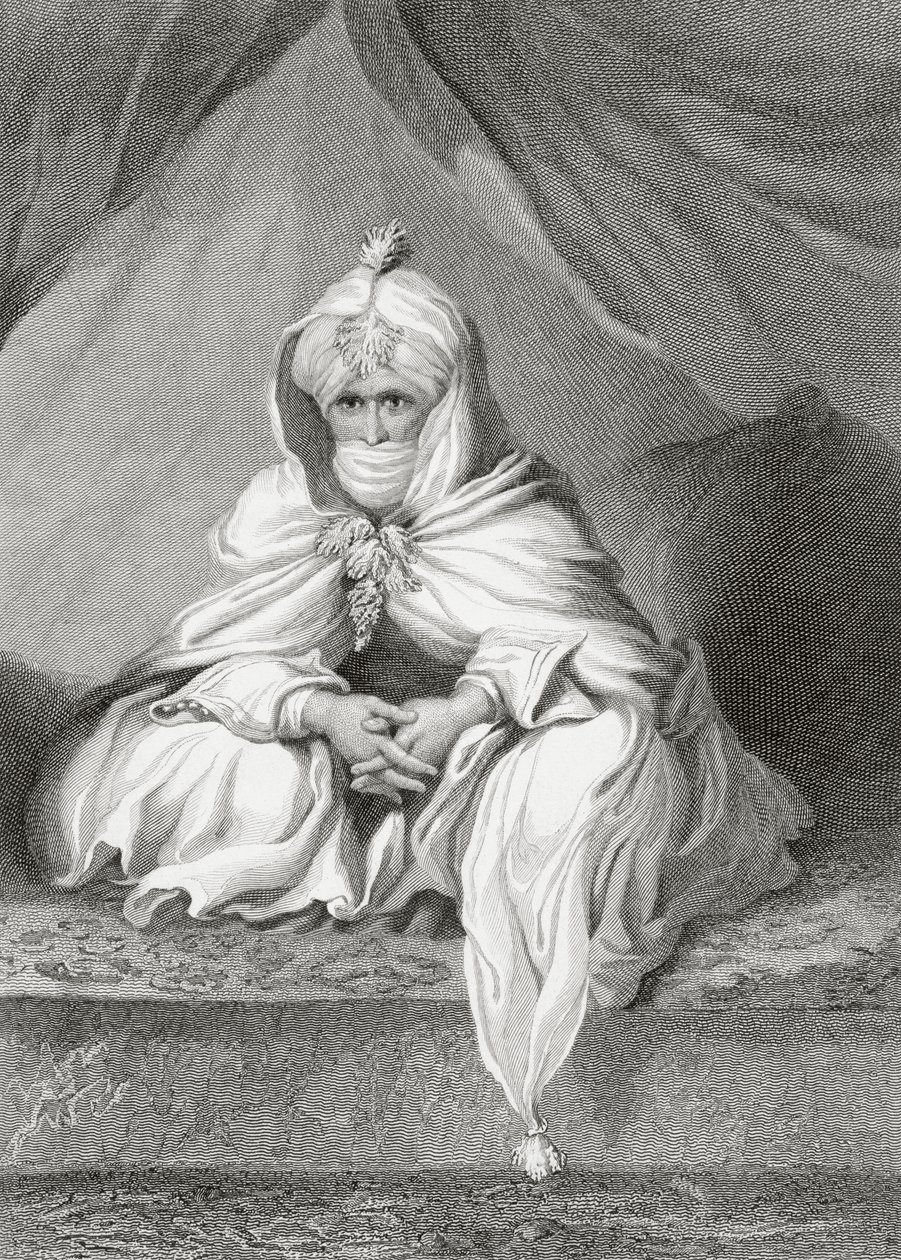 Sjeiken av Bornu, 1826 av English School