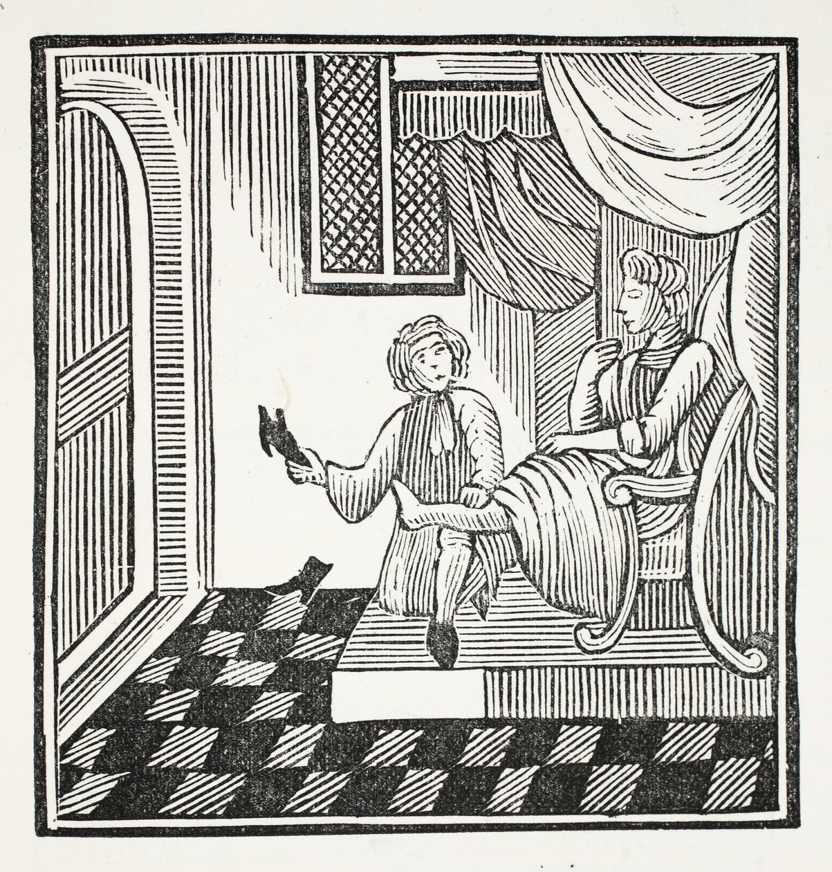 The Shoemakers Glory, illustrasjon fra Chap-books of the Eighteenth Century av John Ashton, pub. 1882 av English School
