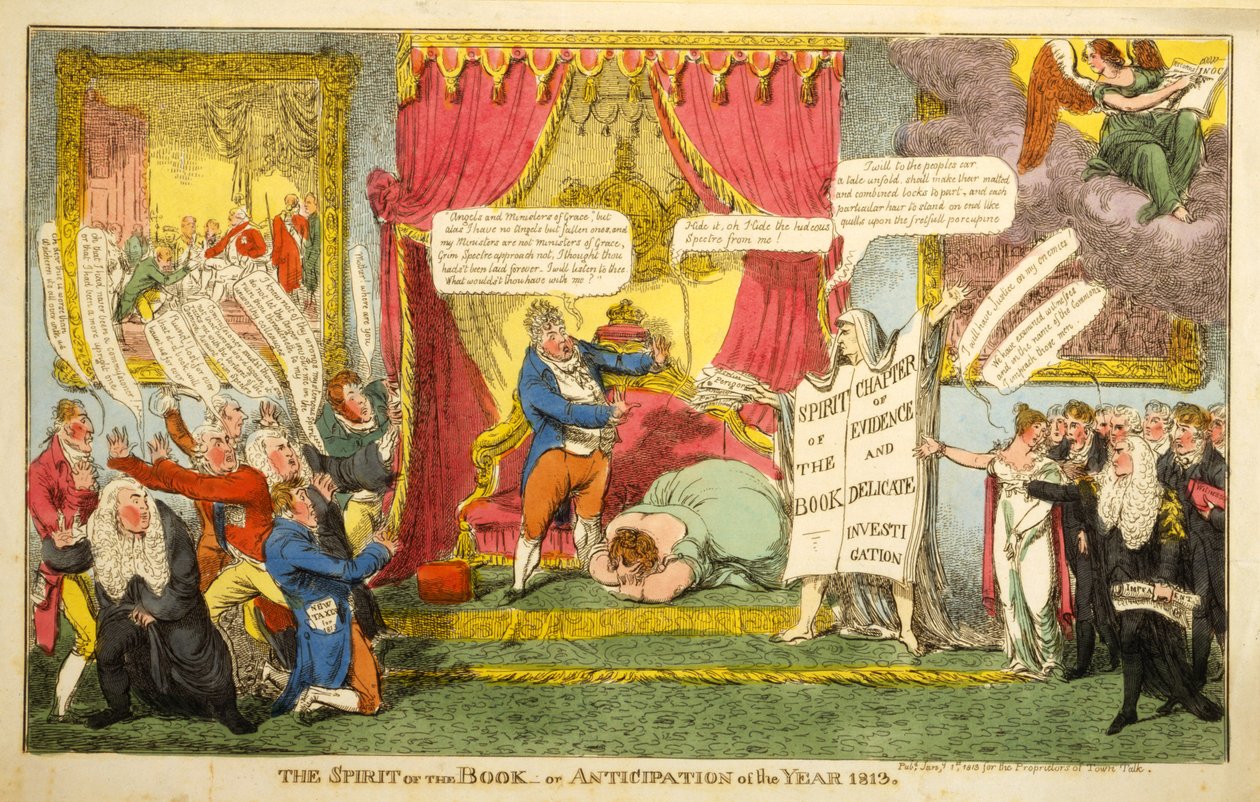 Bokens ånd eller forventning om året 1813 av English School
