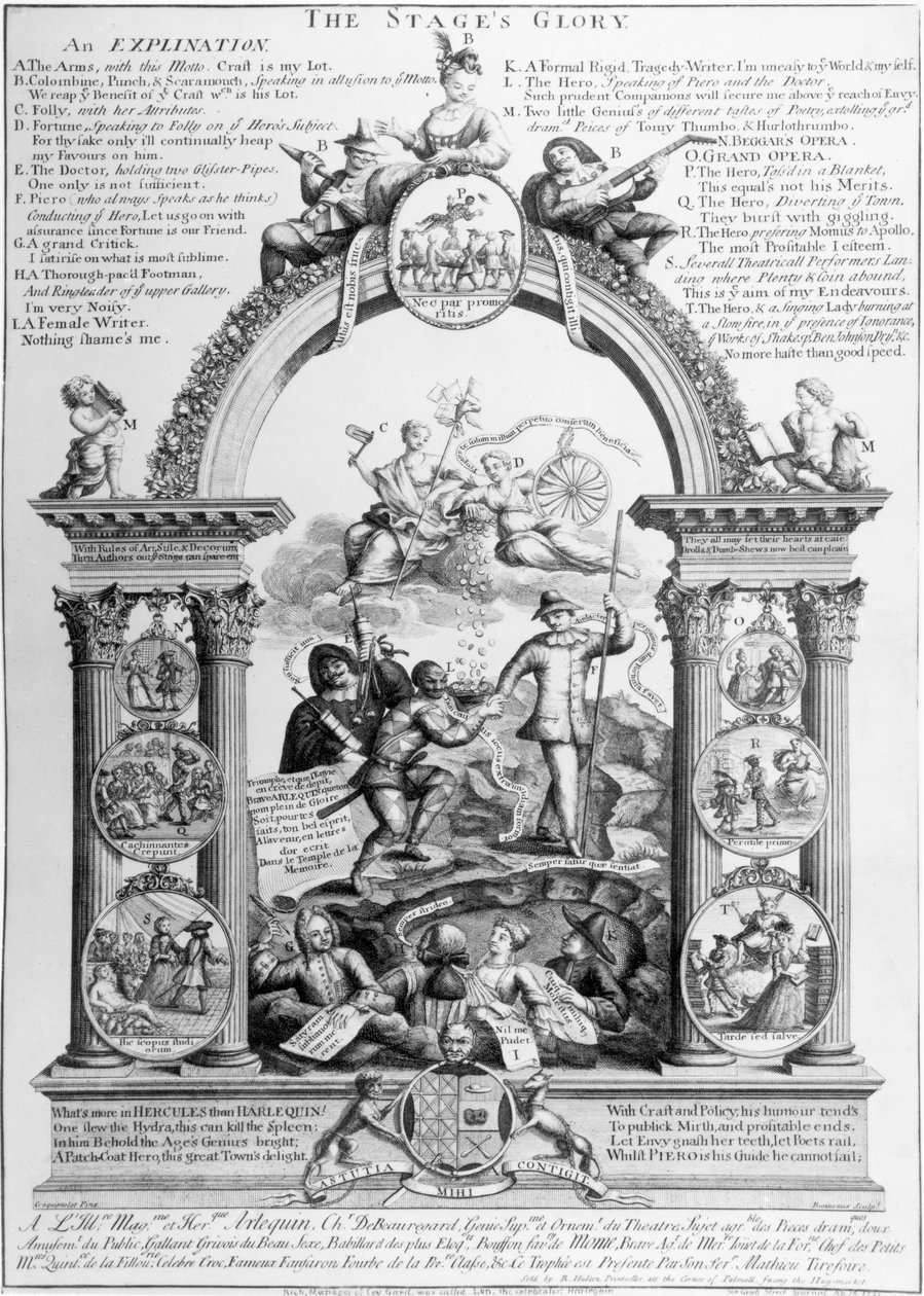 The Stages Glory, 1730 av English School