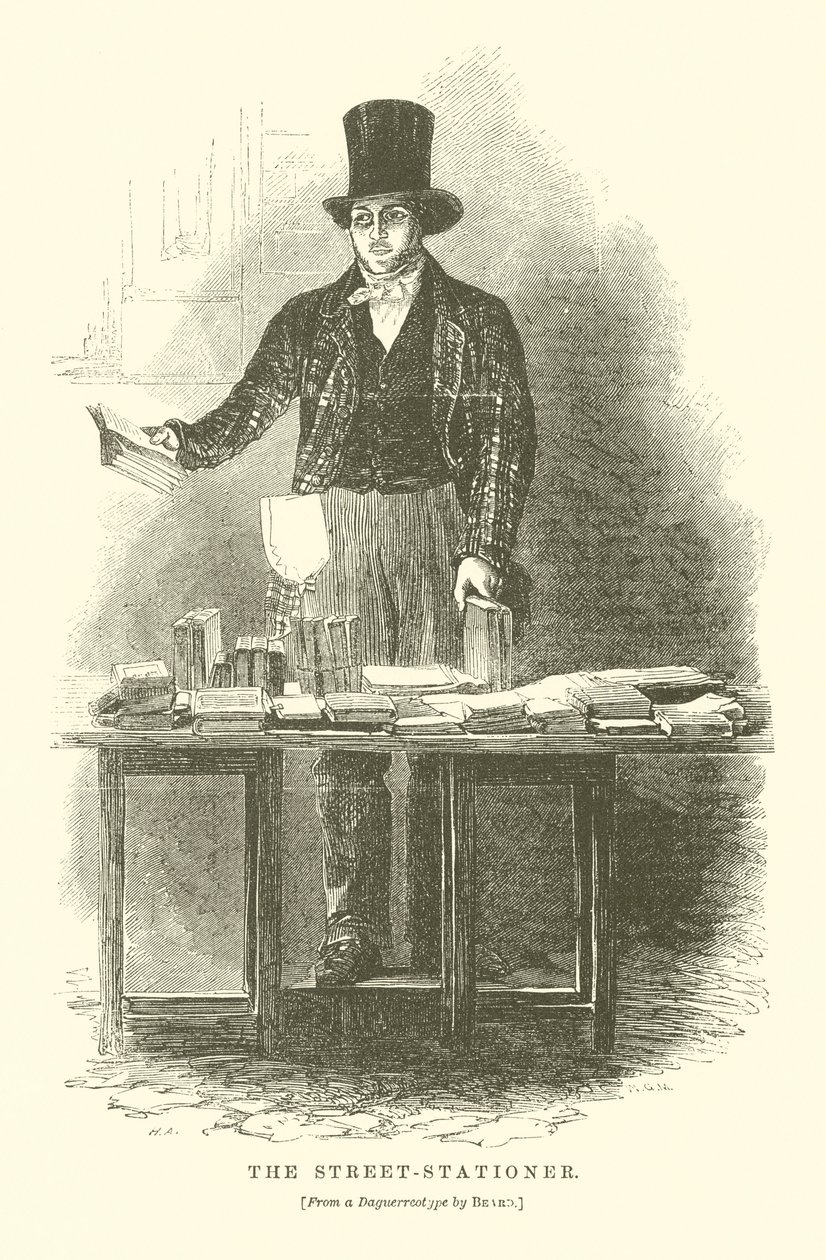 Gateskrivehandleren (gravering) av English School