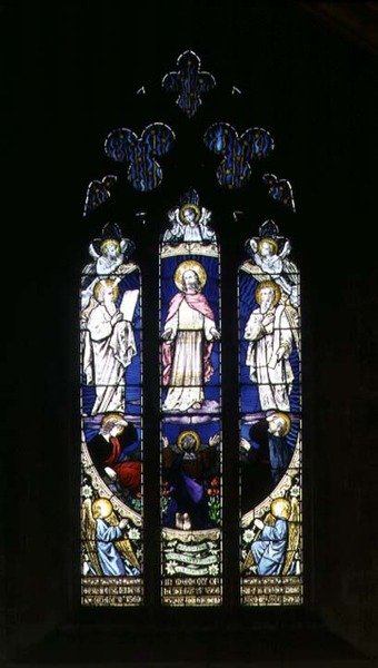 The Transfiguration, ca. 1866-9 (farget glass) av English School