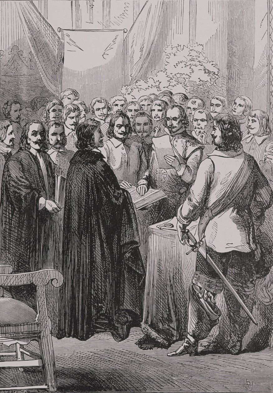 The Treaty of Westphalia, fra The History of France, av Emile de Bonnechose, utgitt av Ward, Lock and Co, London av English School