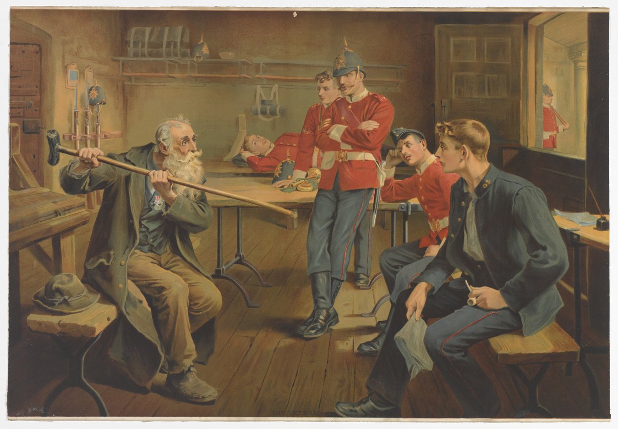 Veteranen, ca. 1895 av English School