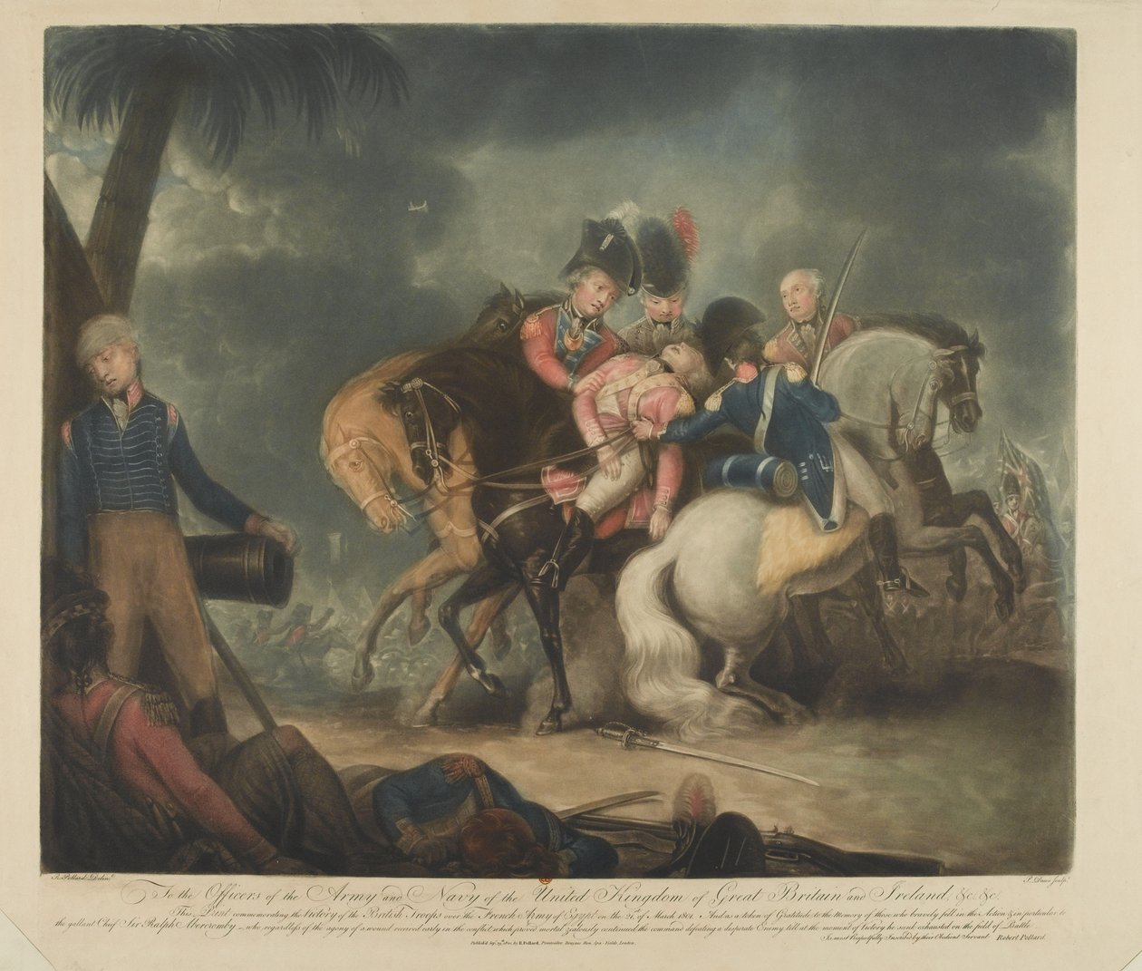 De britiske troppenes seier over franskmennene 21. mars 1801 av English School