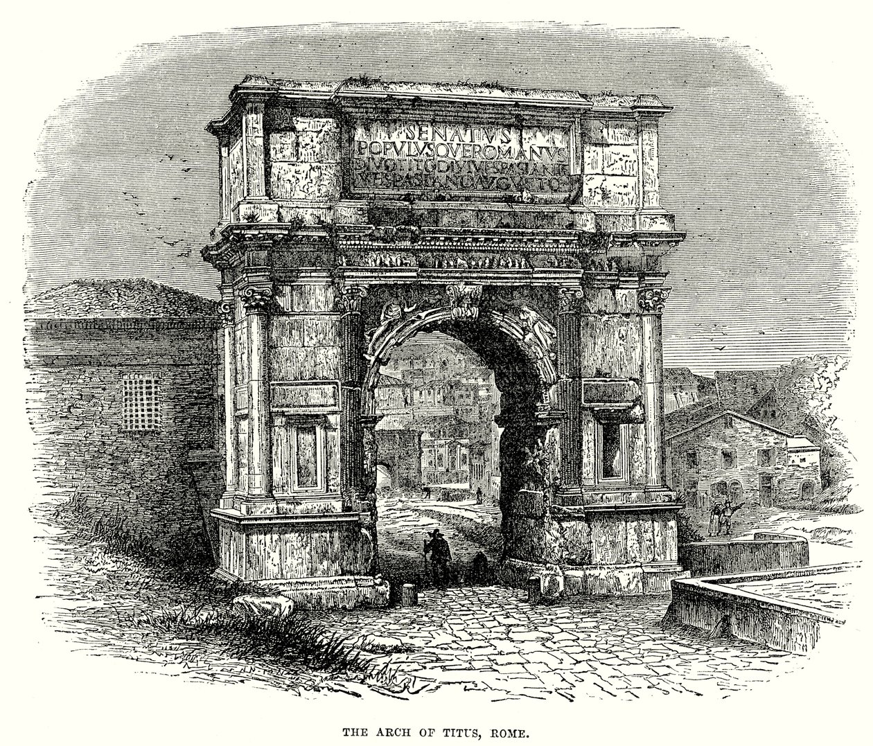 Titusbuen, Roma (gravering) av English School