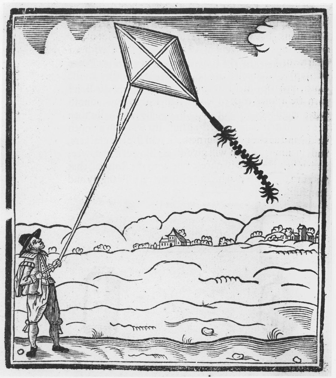 The fiery drake or kite av English School