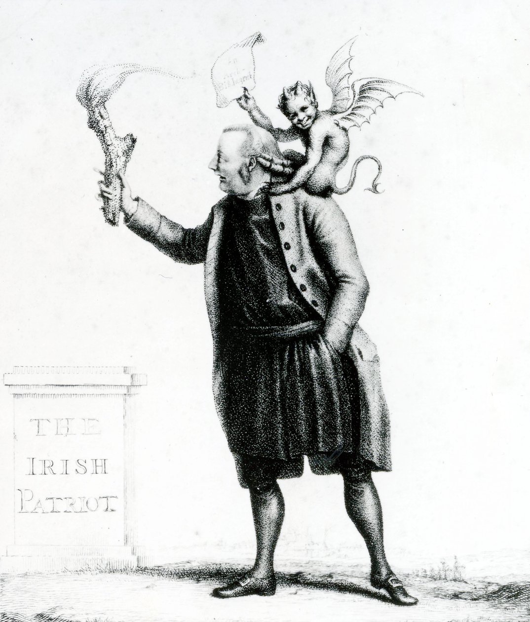 Høyre Rev. Volunteer B av D, utgitt av Richard Morton Paye, 1784 (stipple) av English School