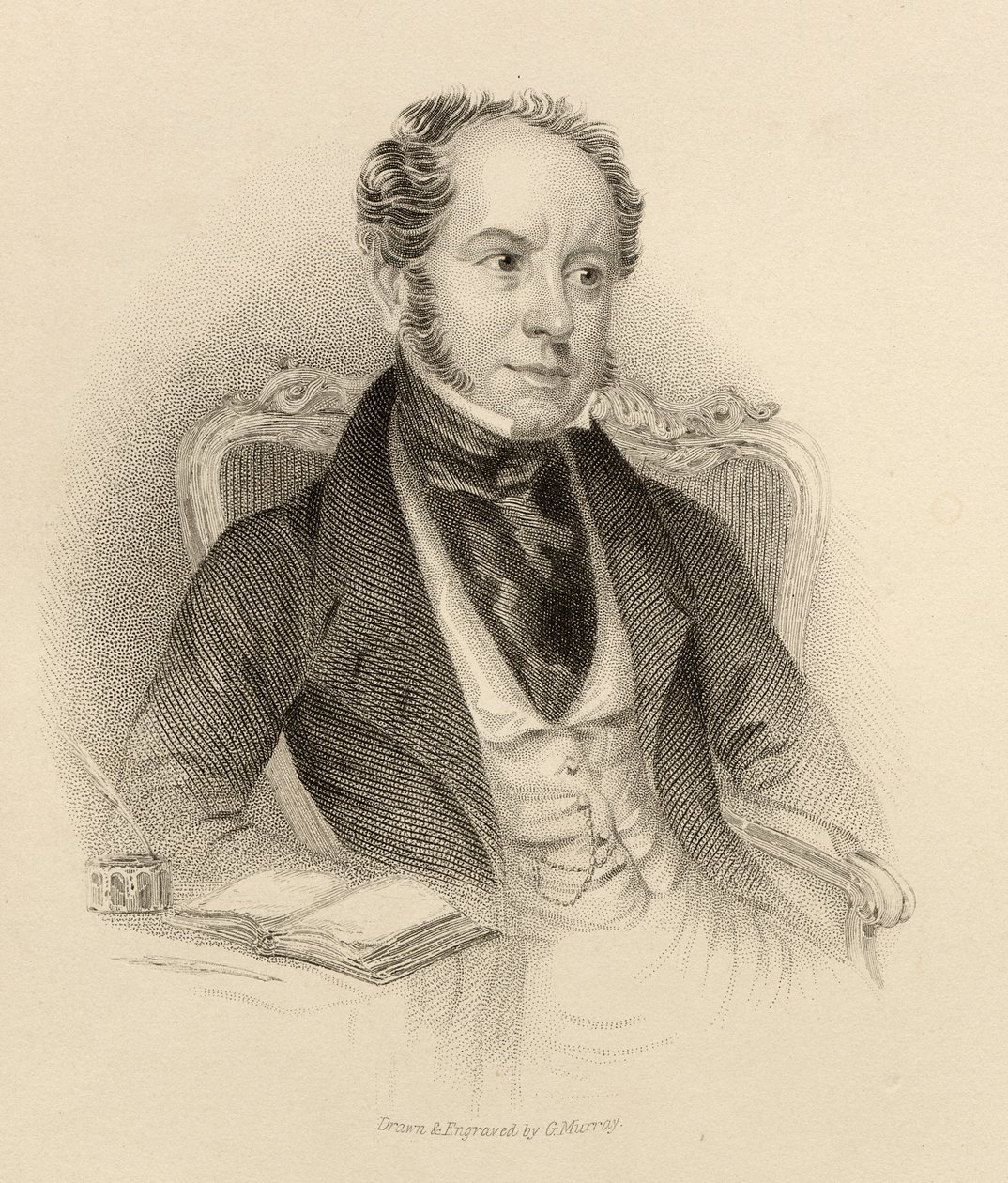Theodore Hook, Esq., gravert av G. Murray av English School