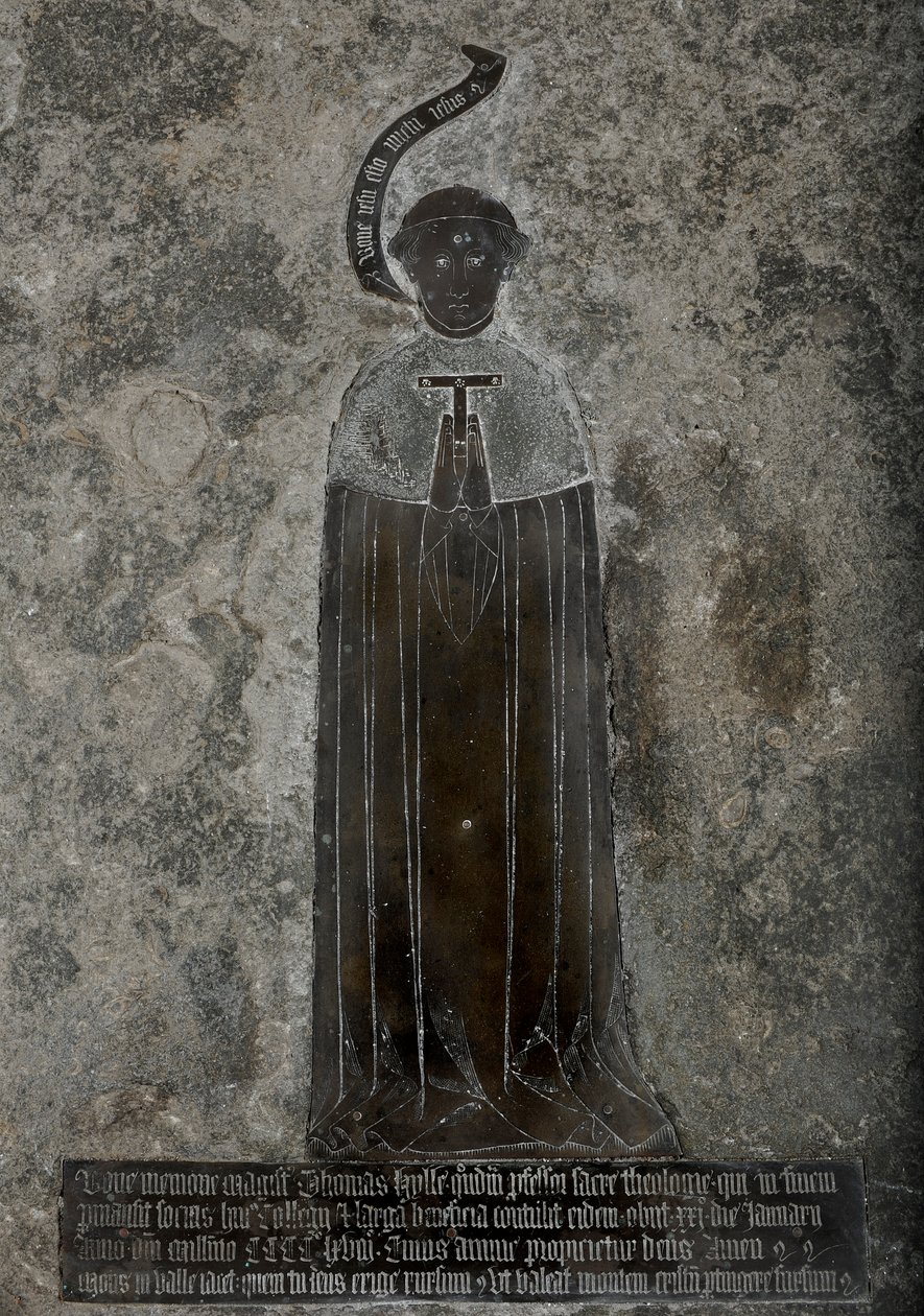 Thomas Hylle, c.1468-69 (brass) av English School