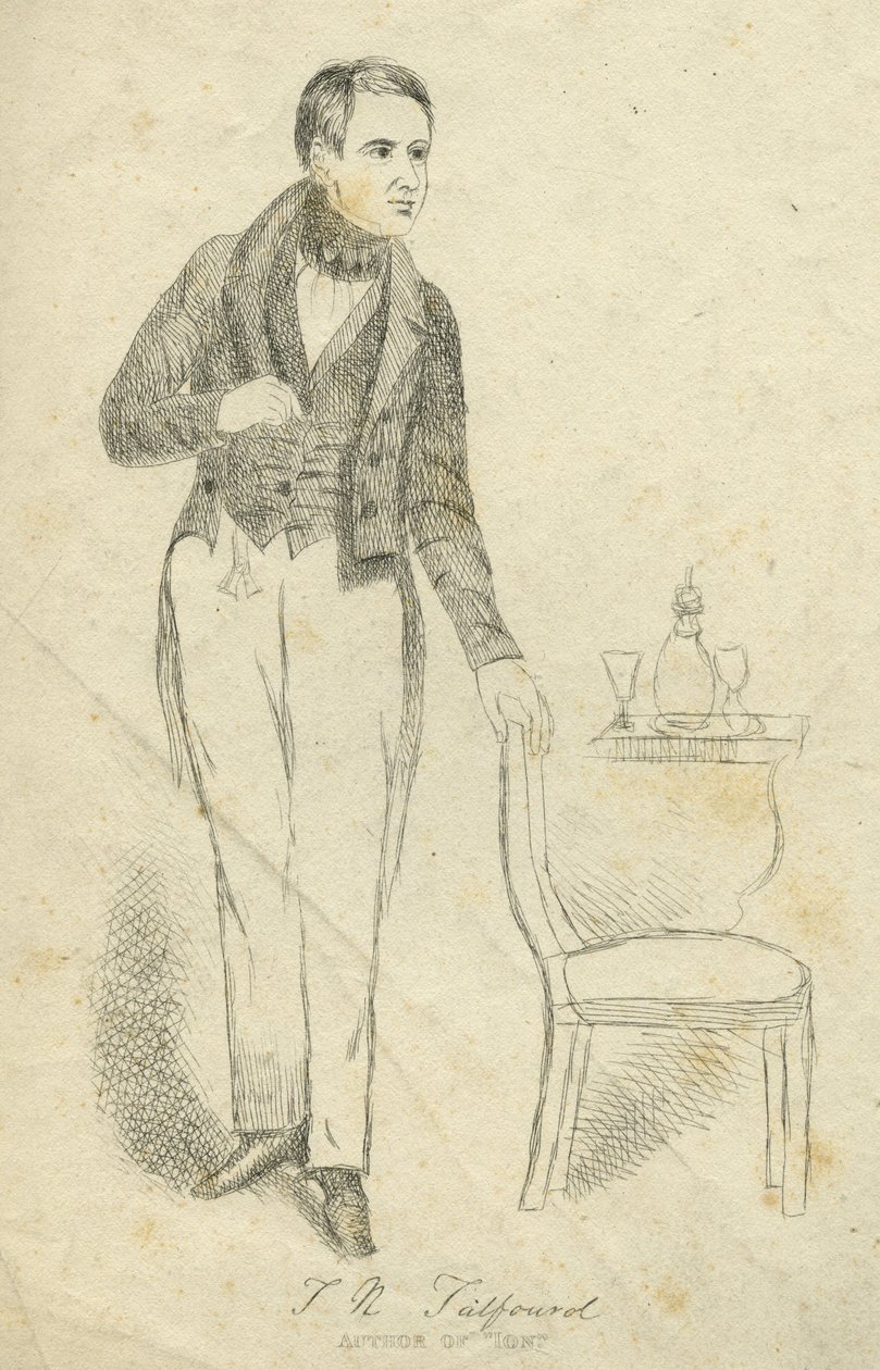 Thomas Noon Talfourd (etsing) av English School