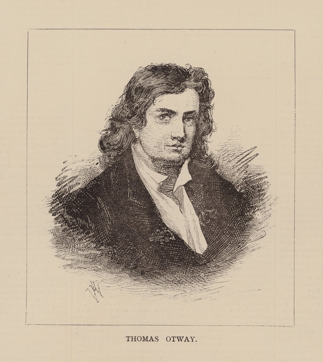 Thomas Otway (gravering) av English School