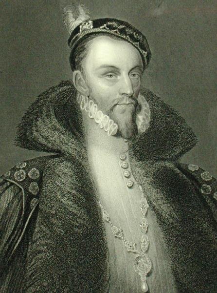 Thomas Radclyffe (ca. 1526-83) 3. jarl av Sussex (gravering) av English School