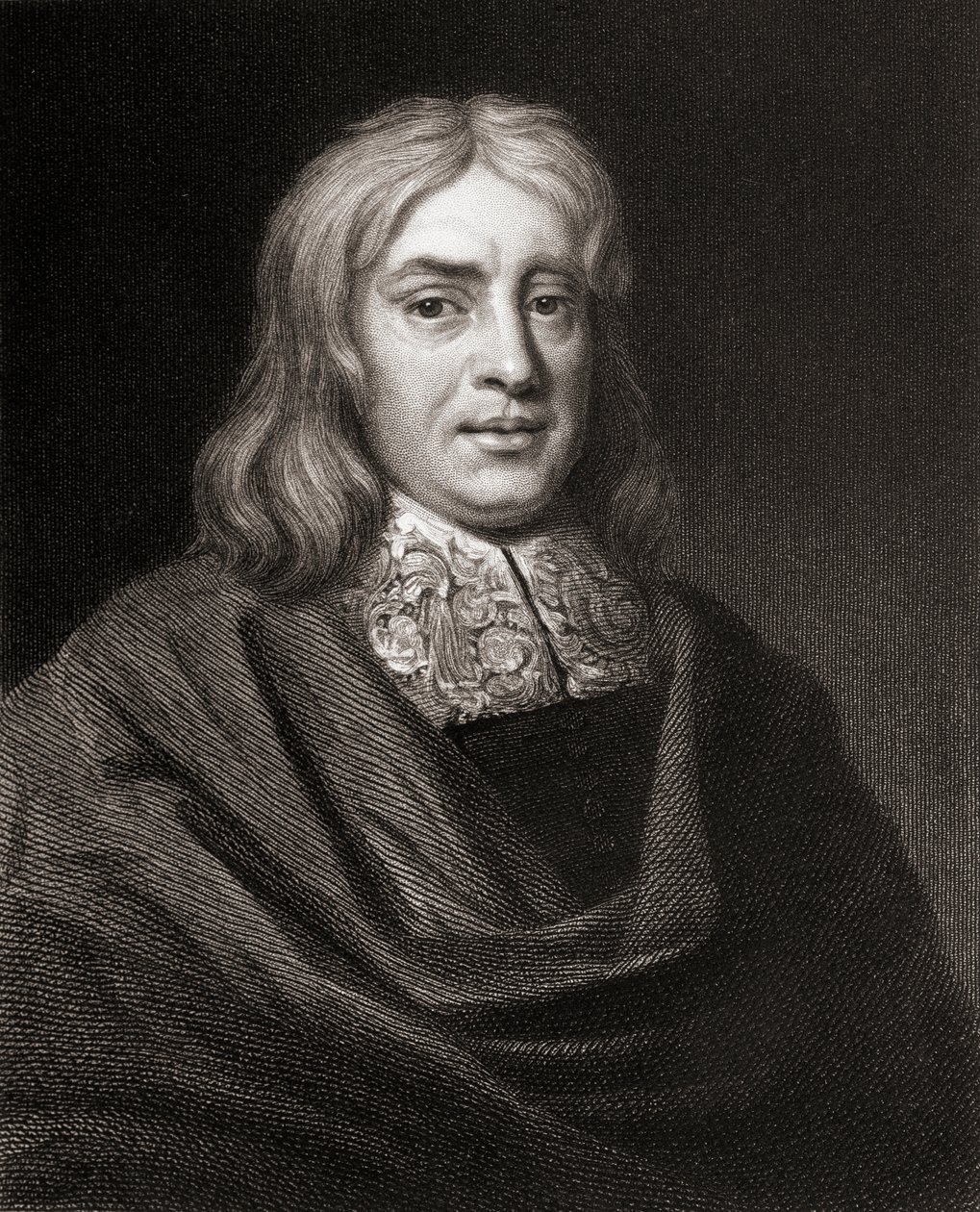 Thomas Sydenham (1624-89) fra Gallery of Portraits, utgitt i 1833 av English School