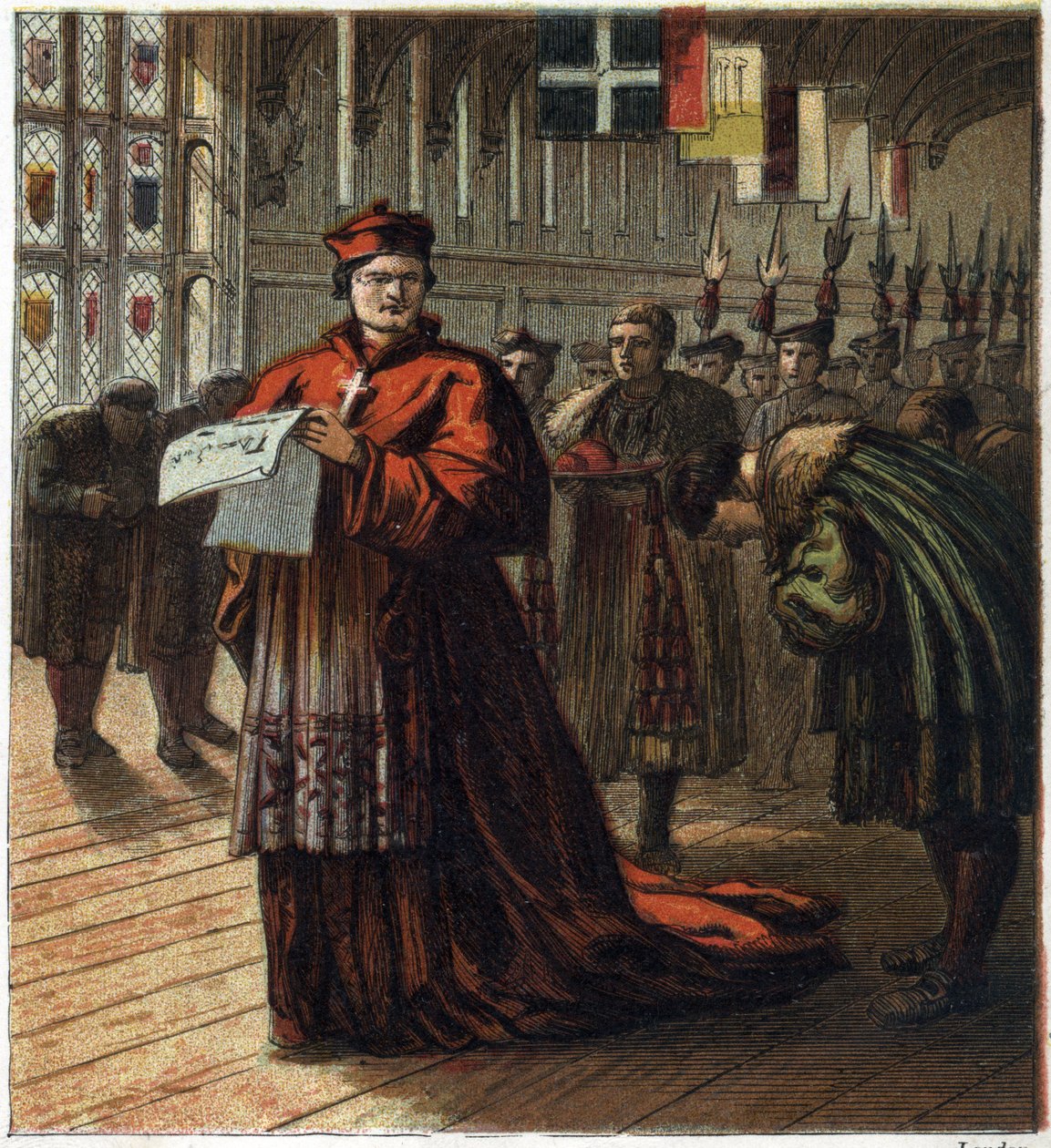 Thomas Wolsey (v.1475-1530), engelsk kardinal og politiker. av English School