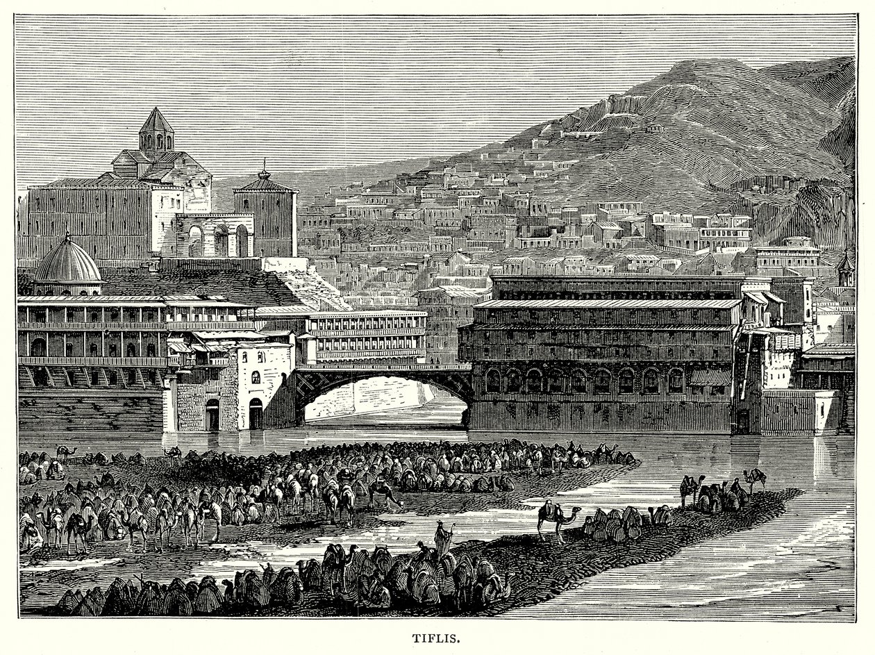 Tiflis (gravering) av English School