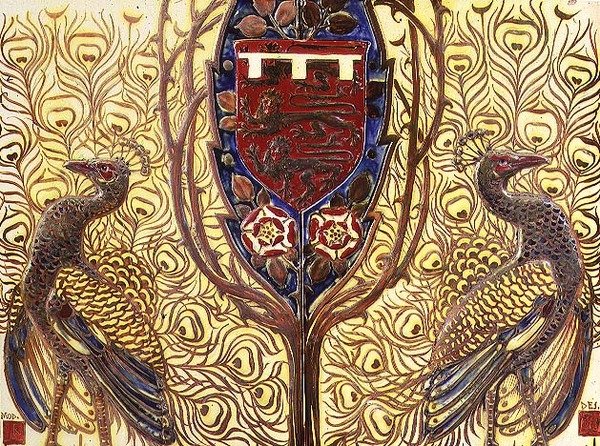 Tile, Pilkington Royal Lancastrian Pottery, etablert 1892 (keramikk) av English School