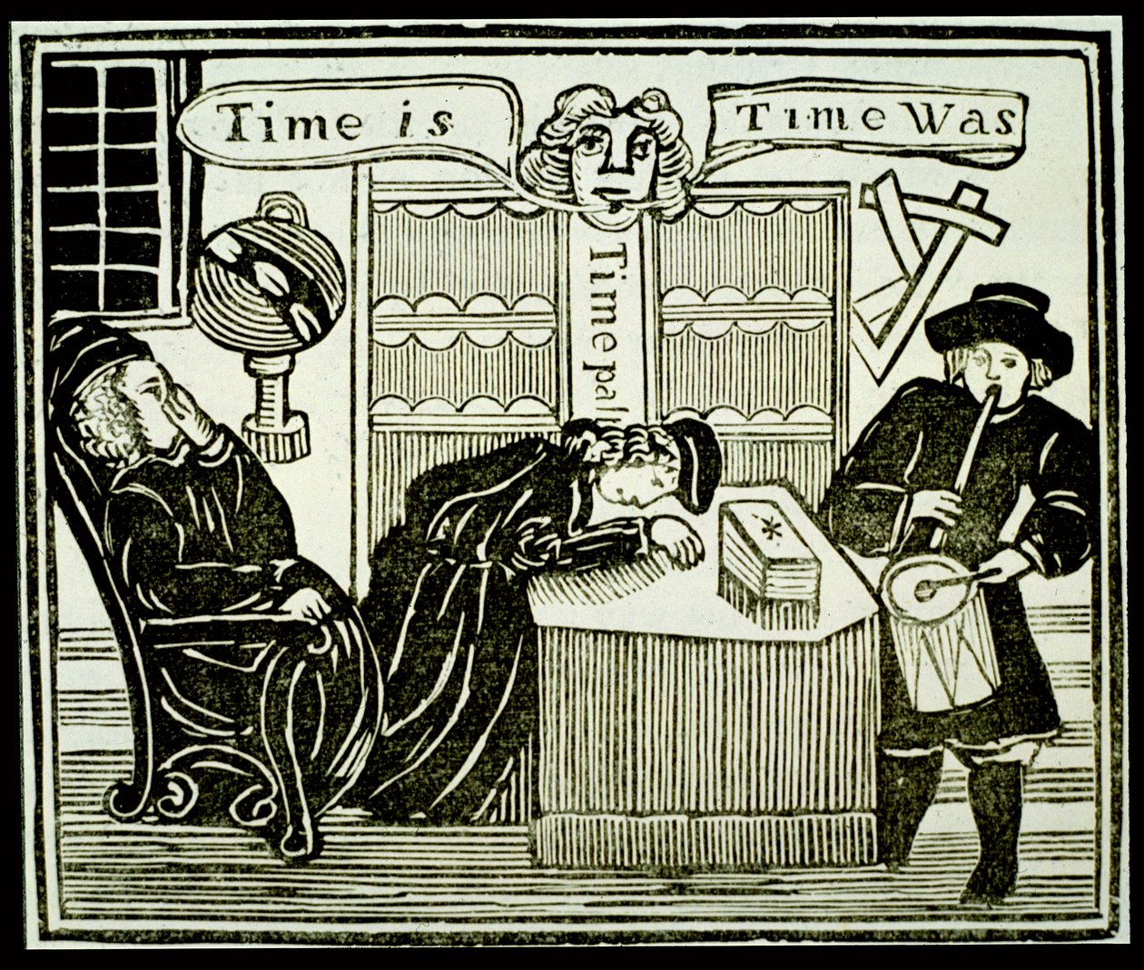 Time Is, Time Was, kopi av en illustrasjon fra History of the Learned Friar Bacon brukt i en samling kapitler om esoterica av English School