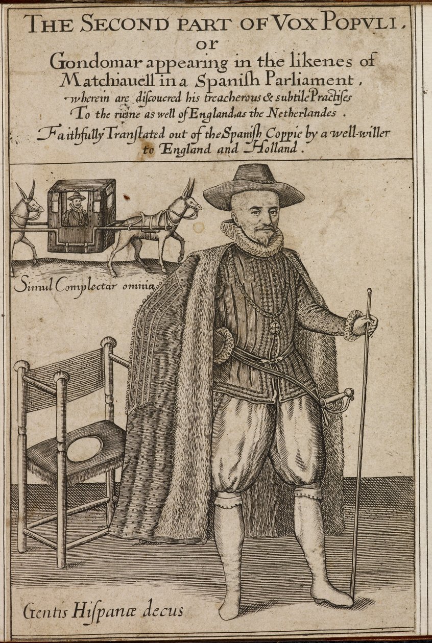 Tittelside for 'The Second Part of Vox Populi' eller 'The Second Part of Vox Populi', av Janss Ashuerus av English School