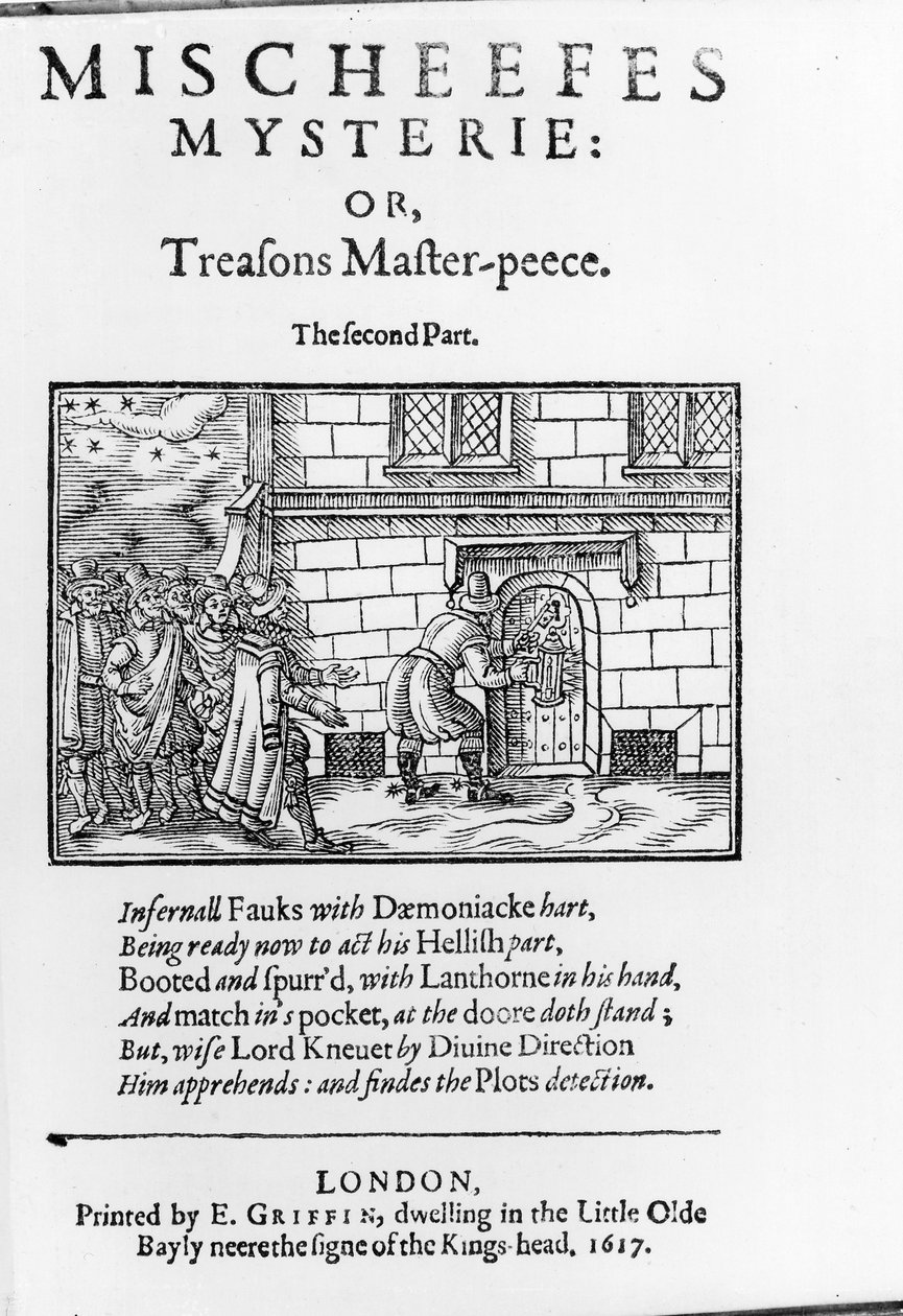 Tittelside til Mischiefs Mystery or Treasons Master-piece - The Second Part av John Vicars 1617 av English School