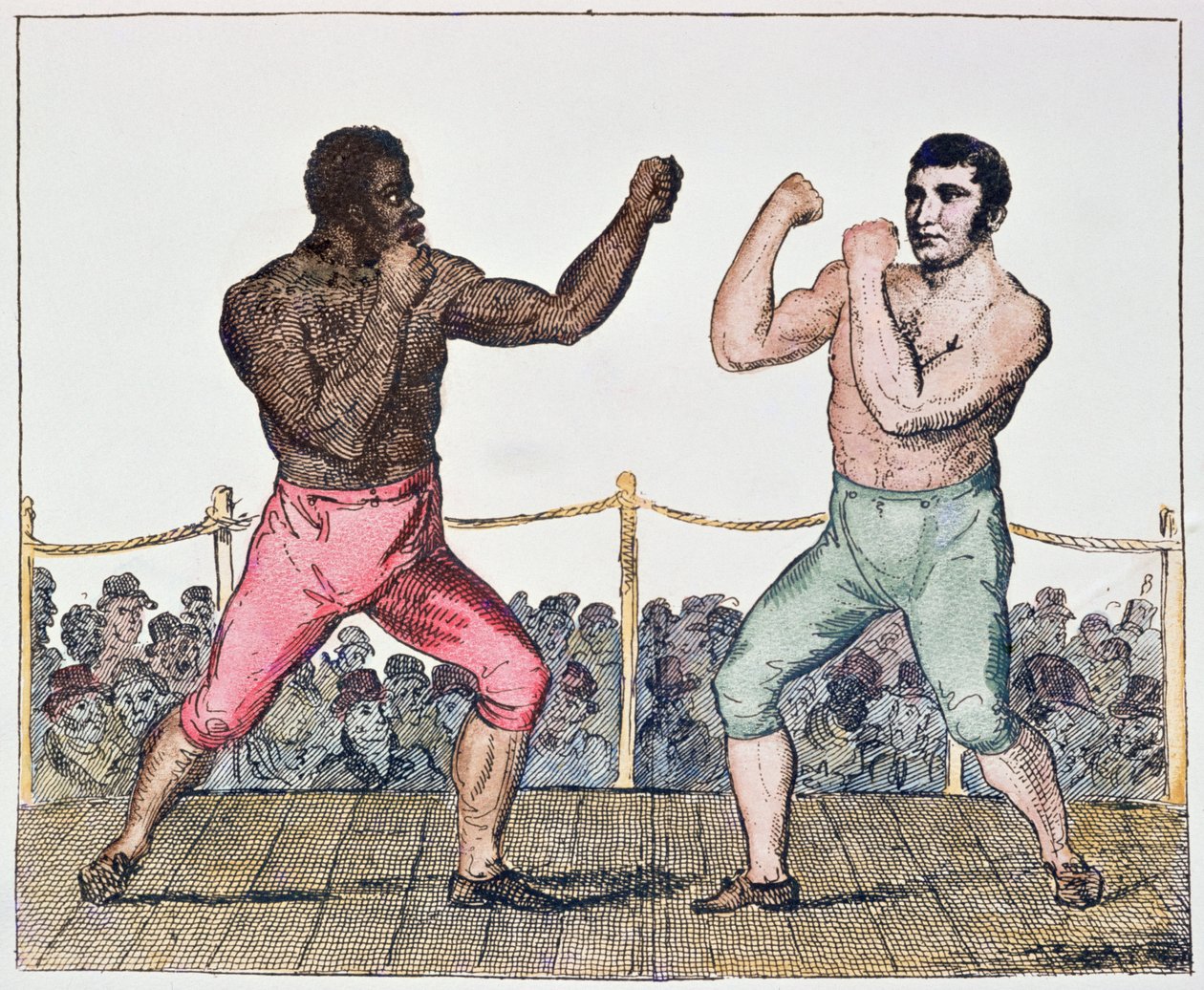 Tom Molineaux mot Tom Cribb, 28. september av English School