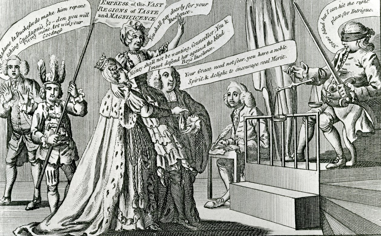 Rettssak mot den suverene keiserinne av de store smaksregionene, 1771 av English School