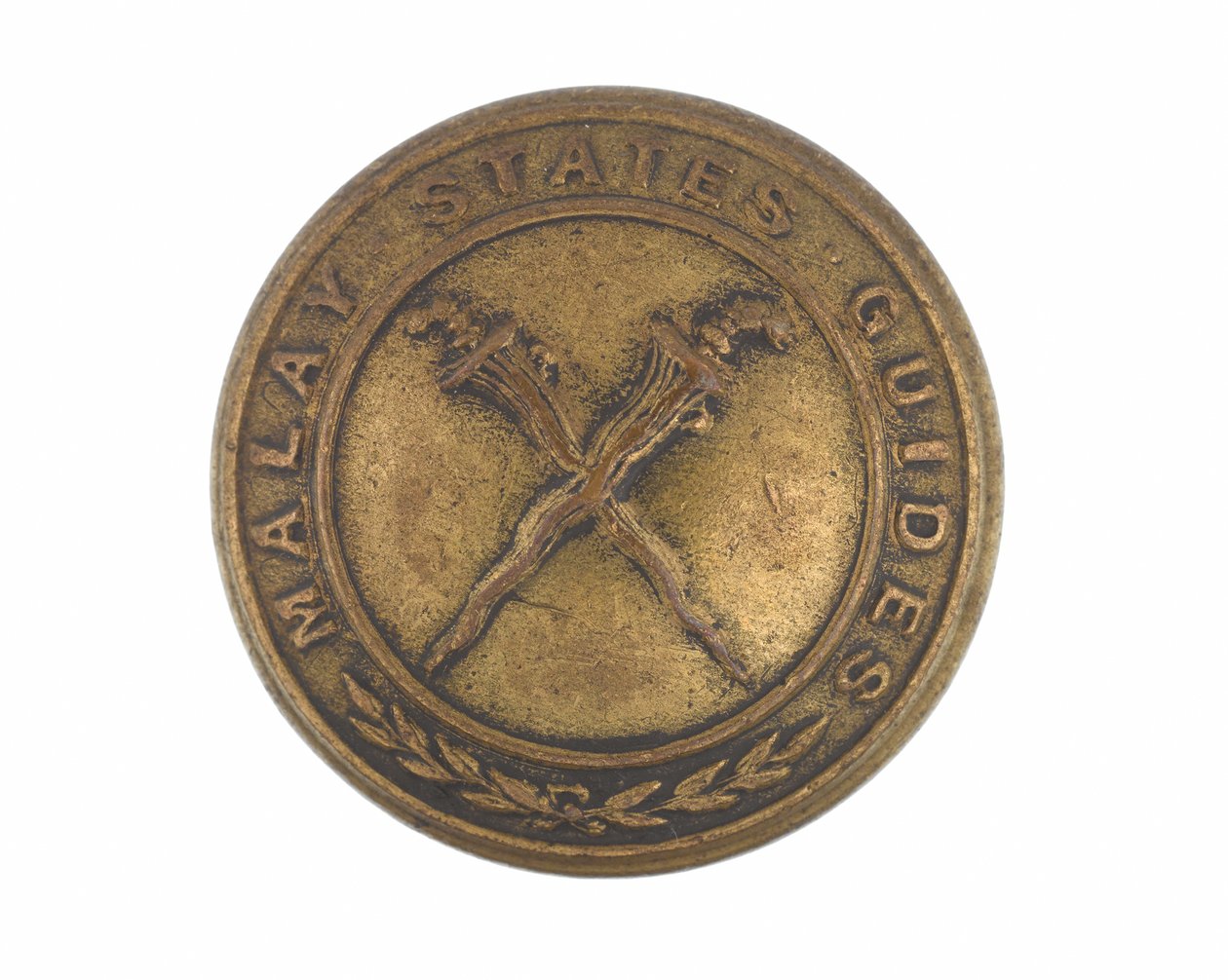 Tunikaknapp, Malay State Guides, 1896-1919 av English School
