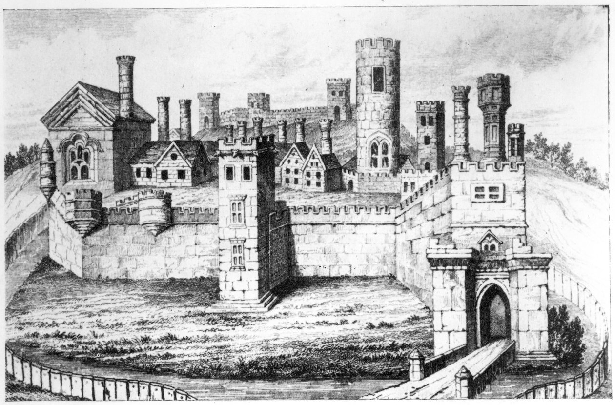 Tutbury Castle, av English School