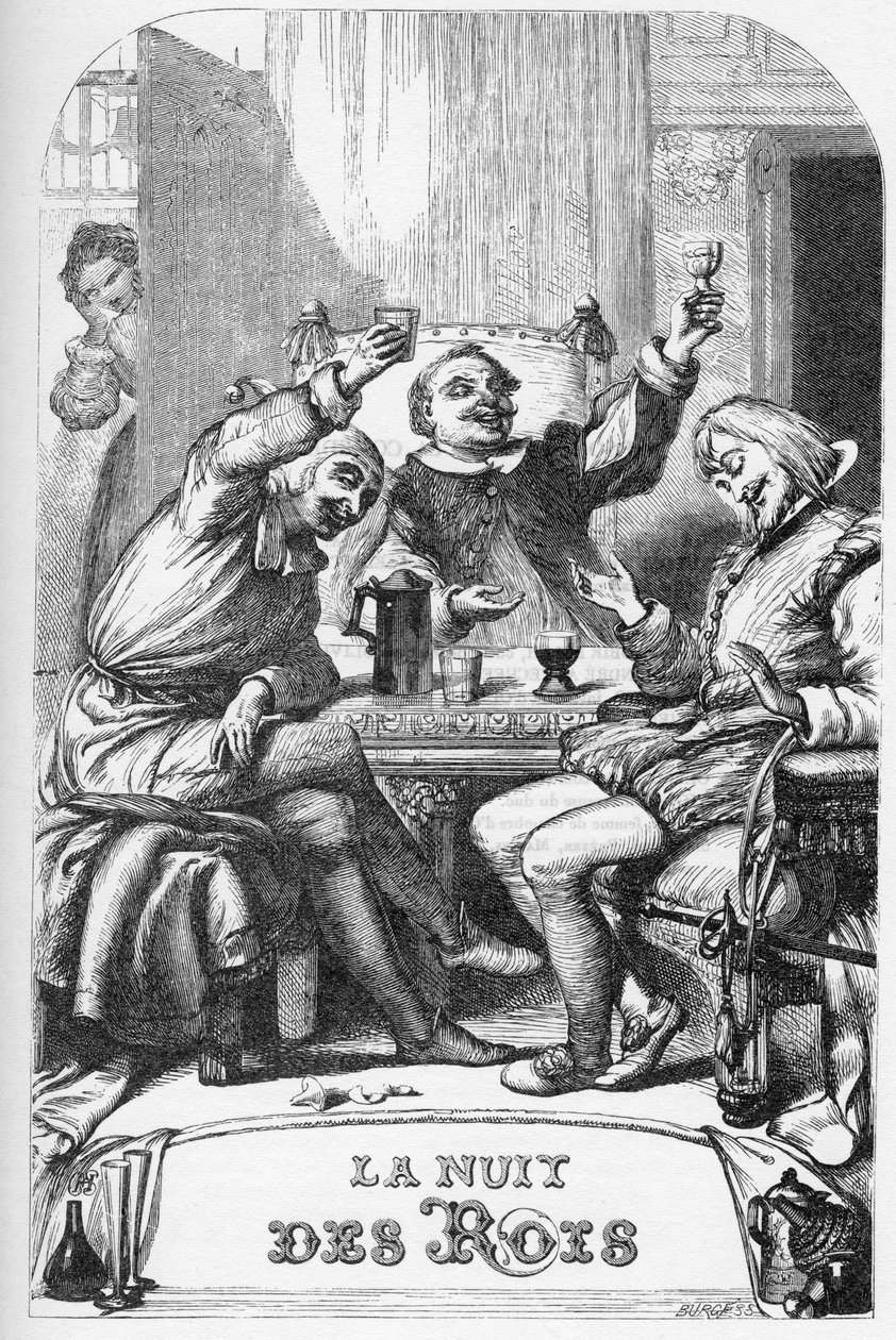 Twelfth Night, or what you will - Illustrasjon i "" Works complete by William Shakespeare"" 1866 - Illustrasjonene og den generelle formen til denne utgaven er lånt fra Cassells illustrerte Shakespeare, utgitt i London av English School