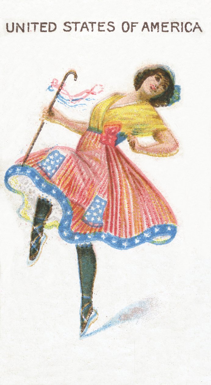 Amerikas forente stater, sigarettkort, 1915 av English School