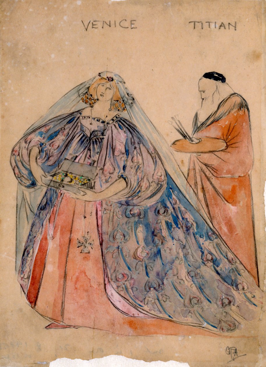 Venus og Titan, 1890-tallet av English School