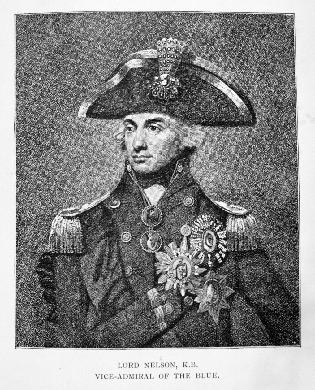 Viseadmiral Horatio Nelson (1758–1805) av English School