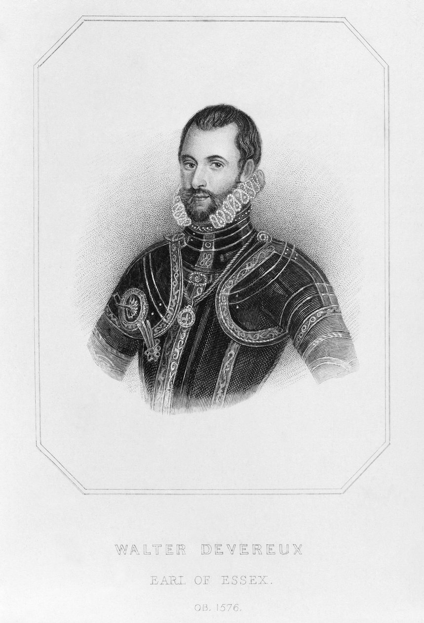 Walter Devereux (1541-76) 1. jarl av Essex, 2. viscount Hereford av English School