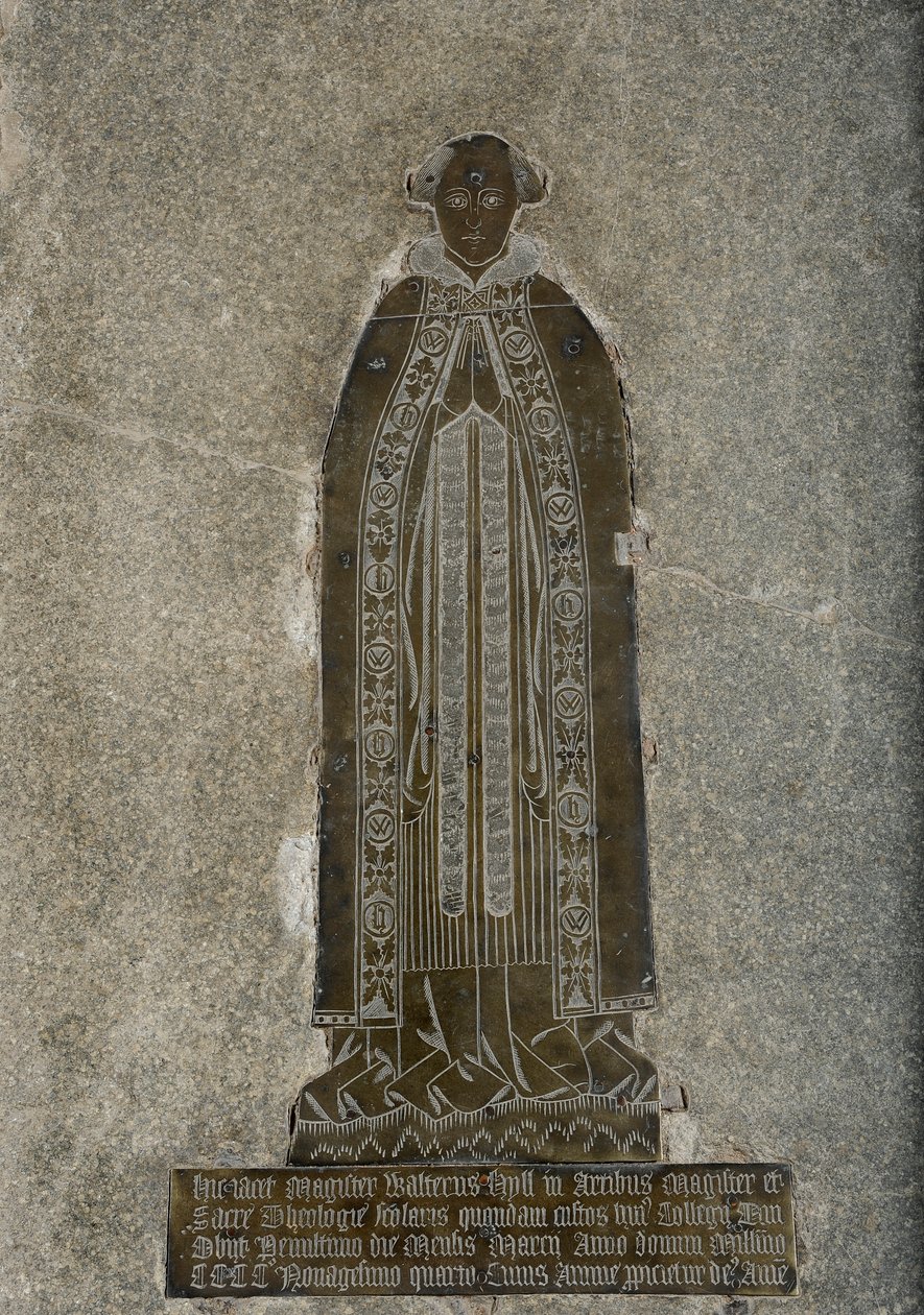 Walter Hylle, 1494 (brass) av English School