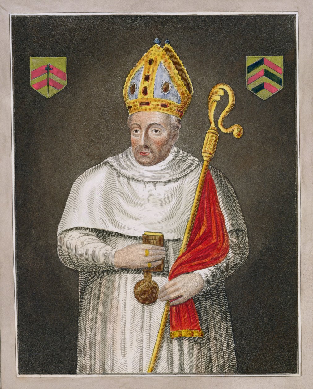 Walter de Merton (d.1277), etter et maleri i Bodleian Gallery av English School
