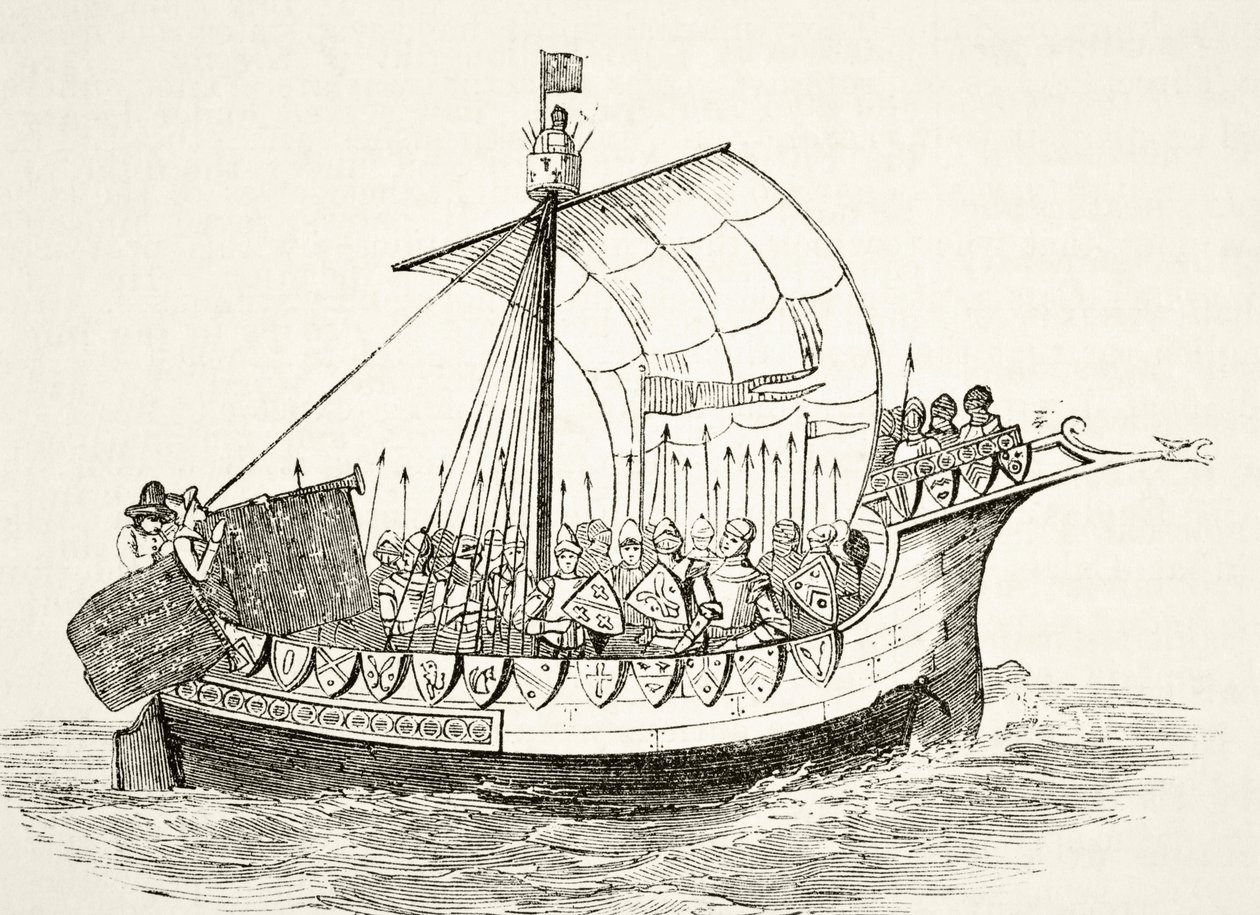Krigsskip på 1400-tallet, fra 
