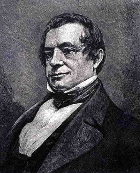 Washington Irving (1783-1859) (gravering) av English School