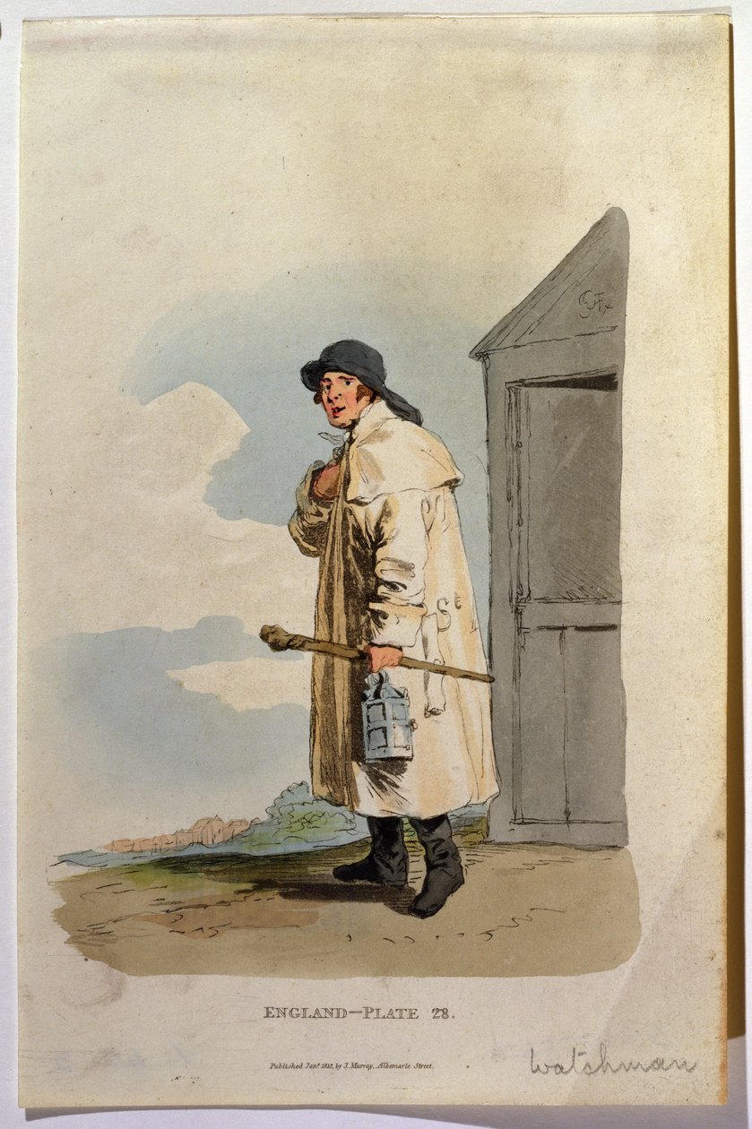 Watchman, 1813 (akvatint) av English School