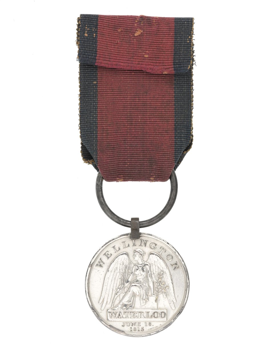 Waterloo-medaljen, en av to medaljer tildelt kirurg William Jones av English School