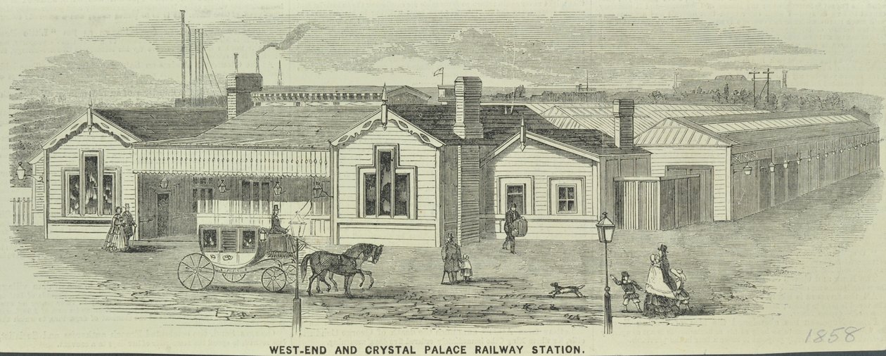West End og Crystal Palace jernbanestasjon, Queenstown Road av English School