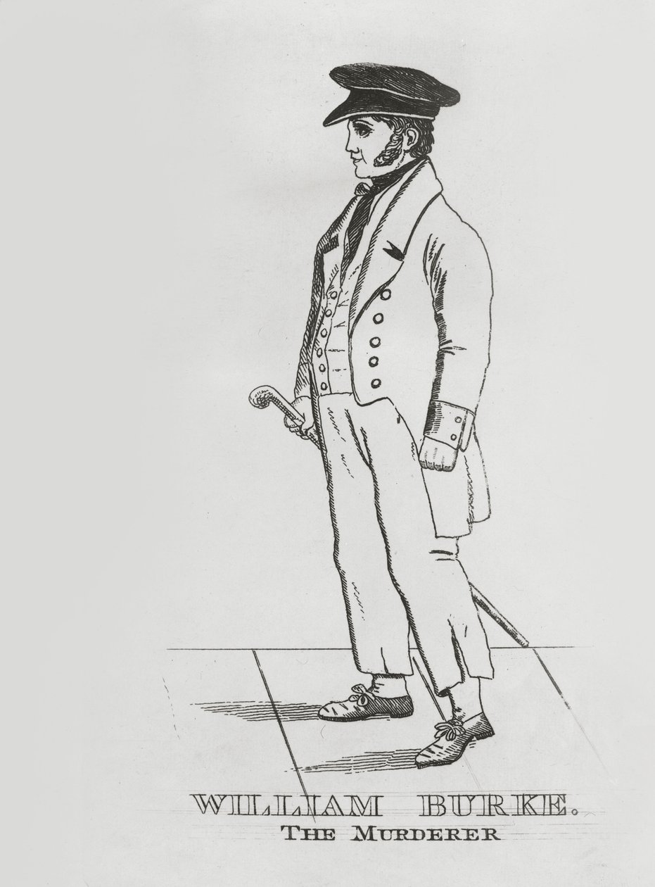William Burke, ca. 1829 (radering) av English School