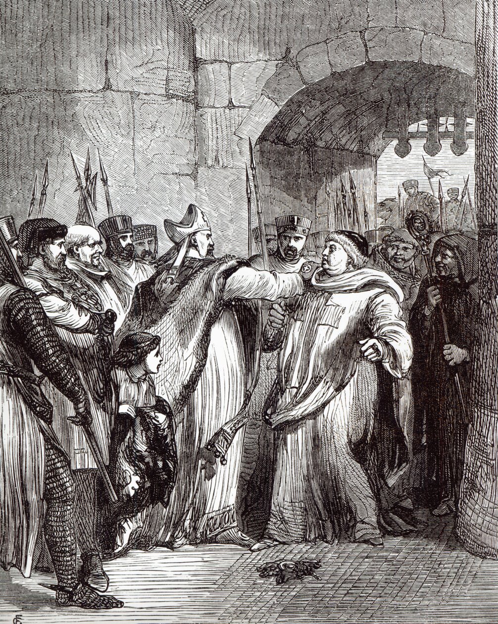 William Longchamp (d.1197) og Hugh de Pudsey (1125-95) av English School