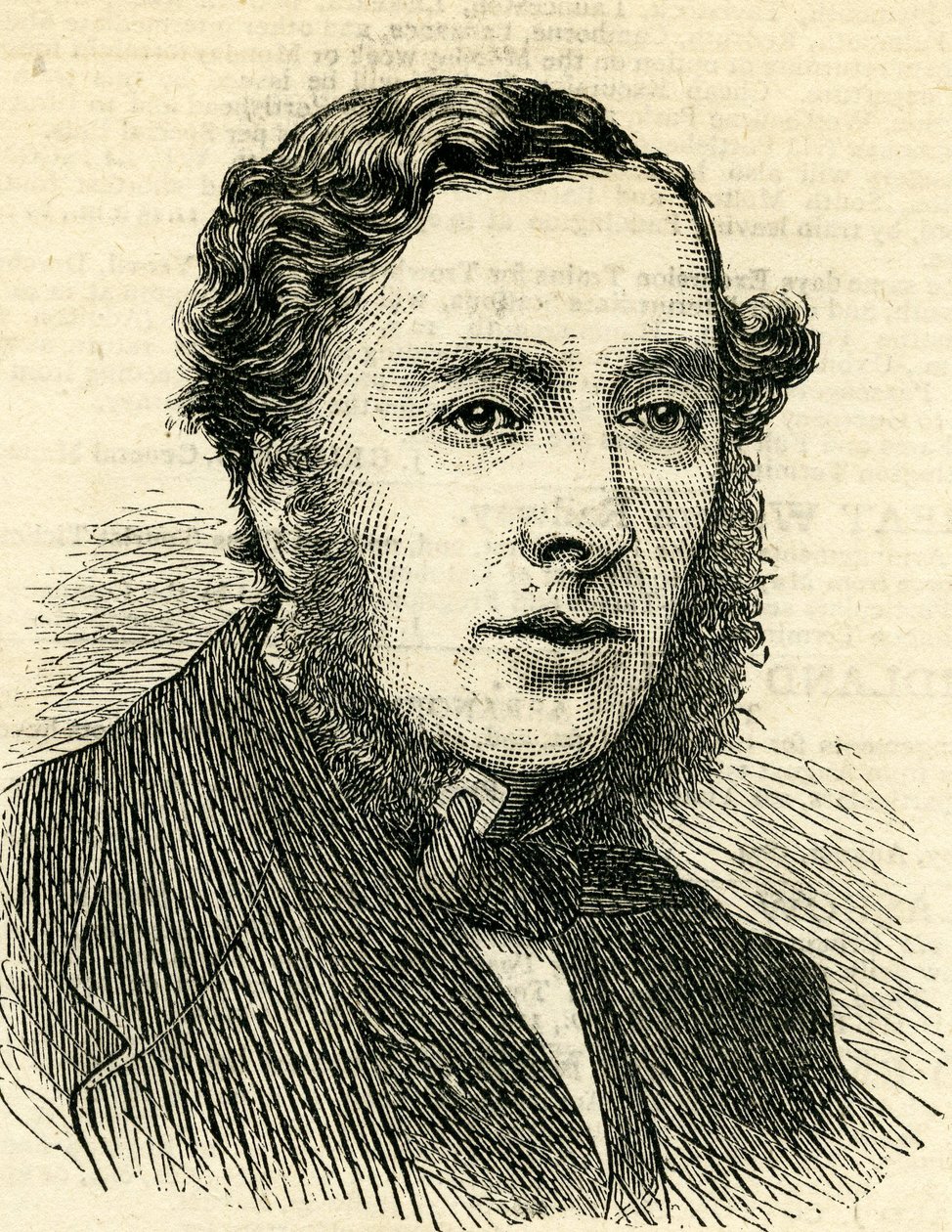 William Richard Annesley, 4. jarl Annesley (1830-74) Illustrasjon fra The Graphic 22. august, 1874 av English School