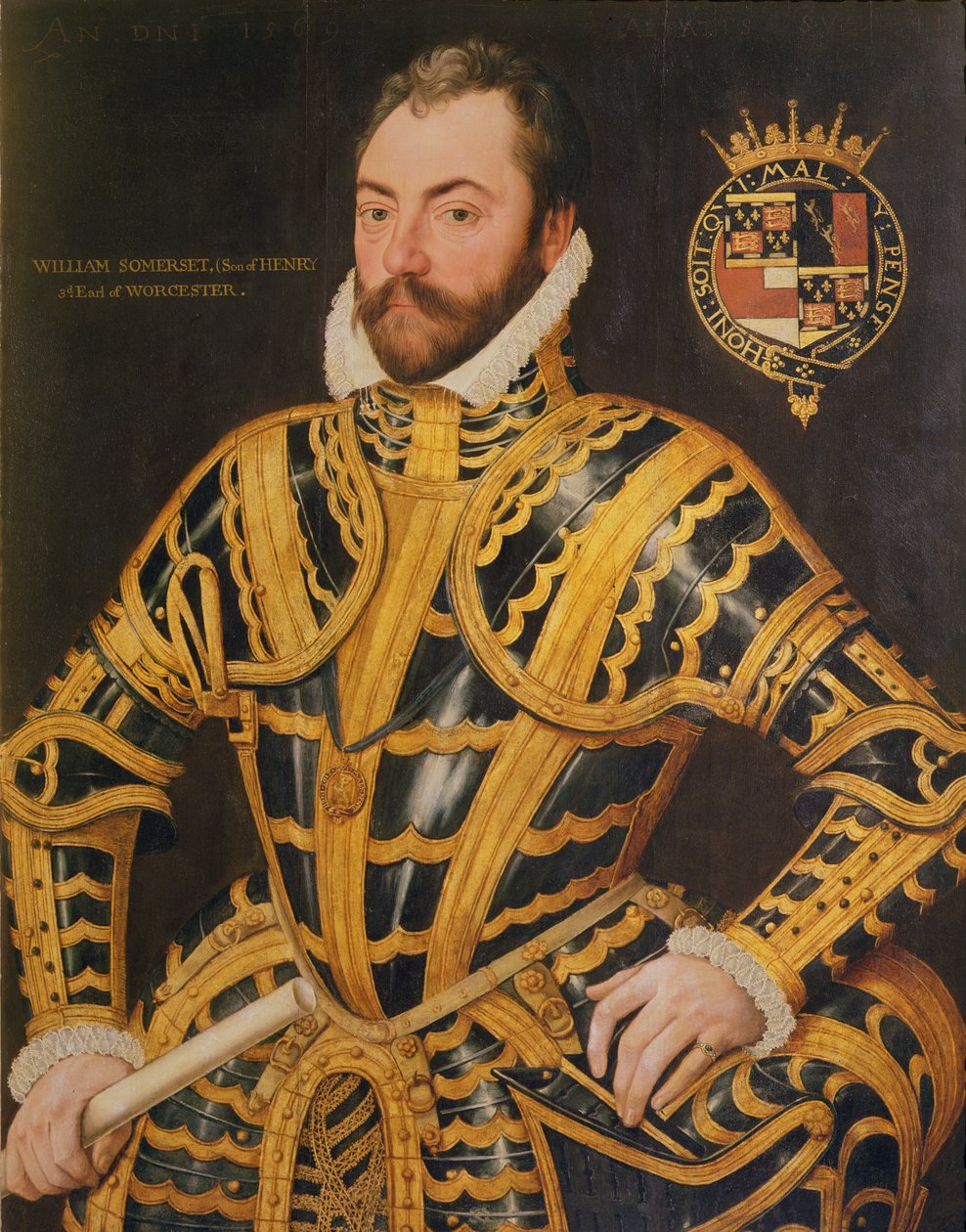 William Somerset (ca. 1527-89) 3. jarl av Worcester, 1569 av English School