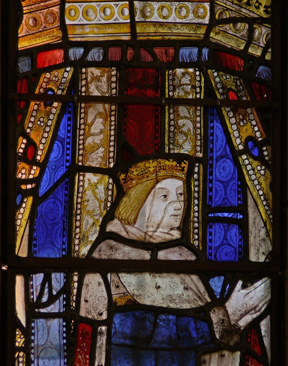 Window Ew som viser Edward V som prins av English School
