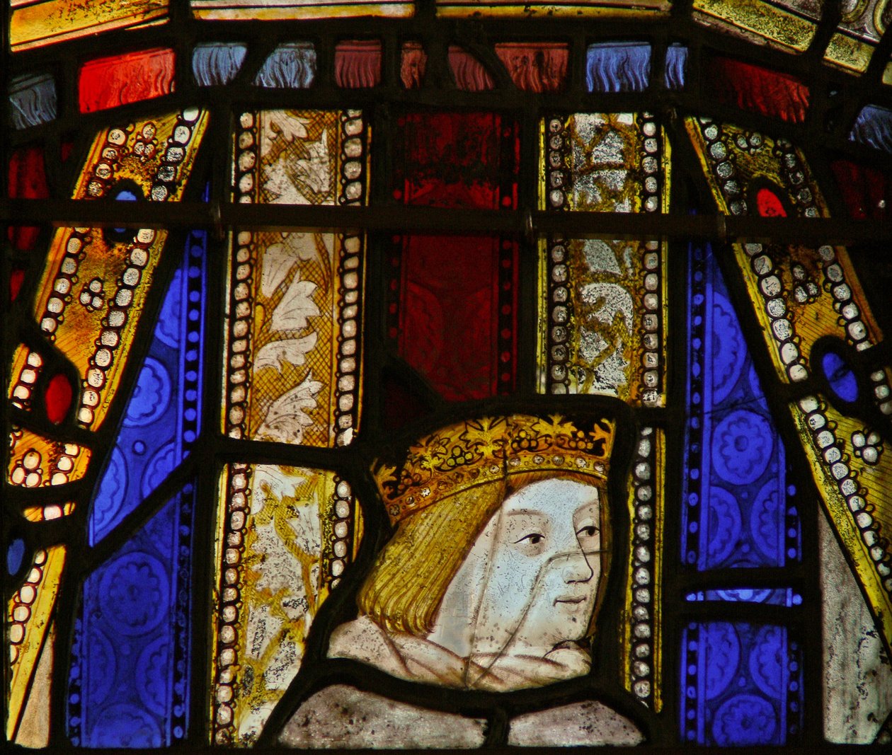 Window Ew som viser Edward V som prins av English School